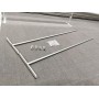 Aluminum Adjustable Post for acrylic Sneeze guard 36 inch 