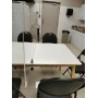 Table cross Sneeze guard clamp brackets 