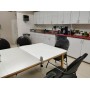 Table cross Sneeze guard clamp brackets 