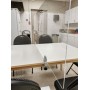 Table cross Sneeze guard clamp brackets 