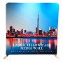 10' Tube Straight Frame (F10) + Fabric Pillow Case Media Wall