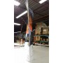 8'x10' Tube Curved Frame (W10) + Fabric Pillow Case Media Wall