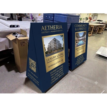 Crezone Tent sign